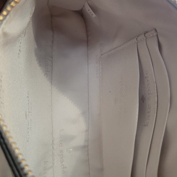 kate spade Two-Tone Light Blue Leather Clutch Bag - Picture 9 of 10